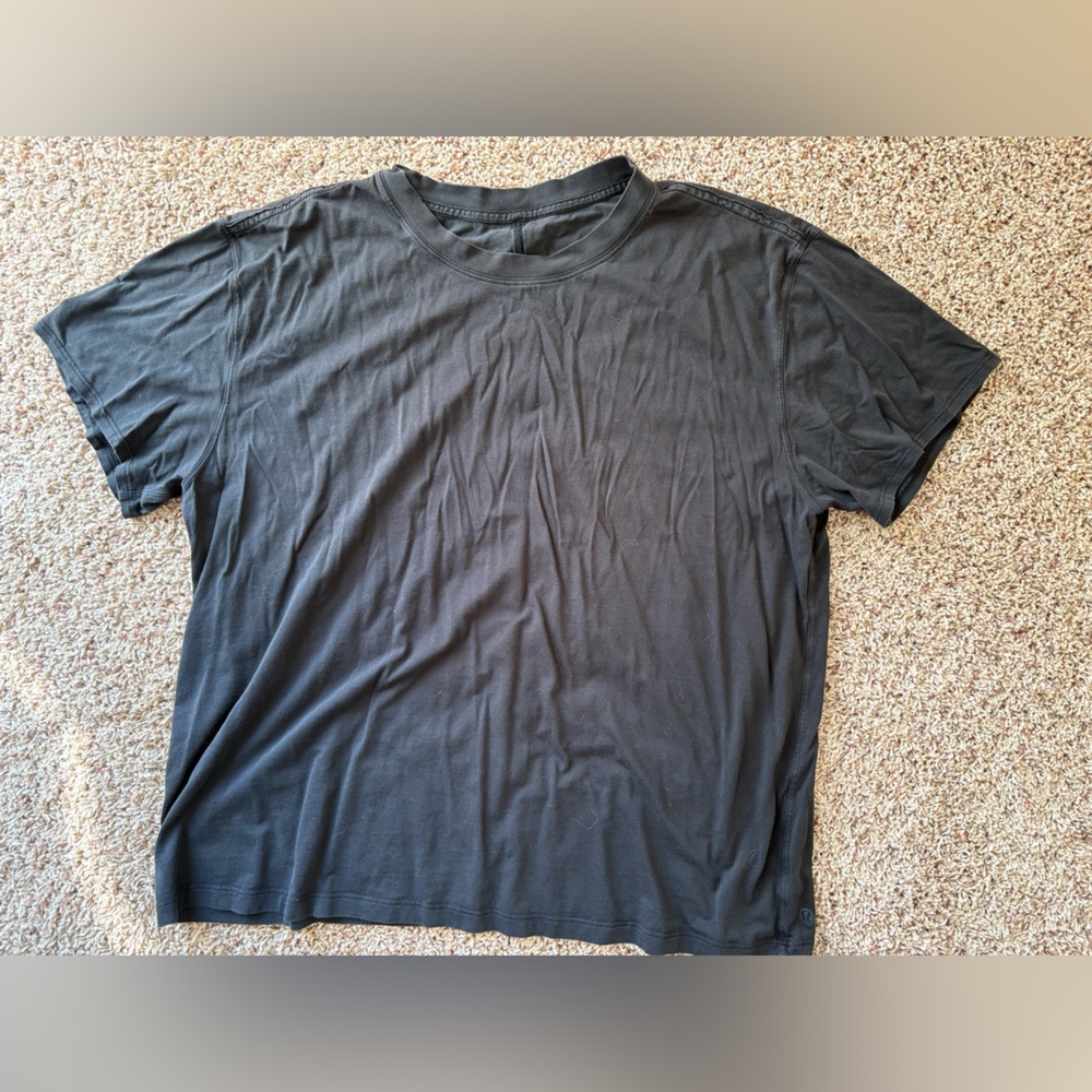 Lululemon All Yours T Shirt Black size 14